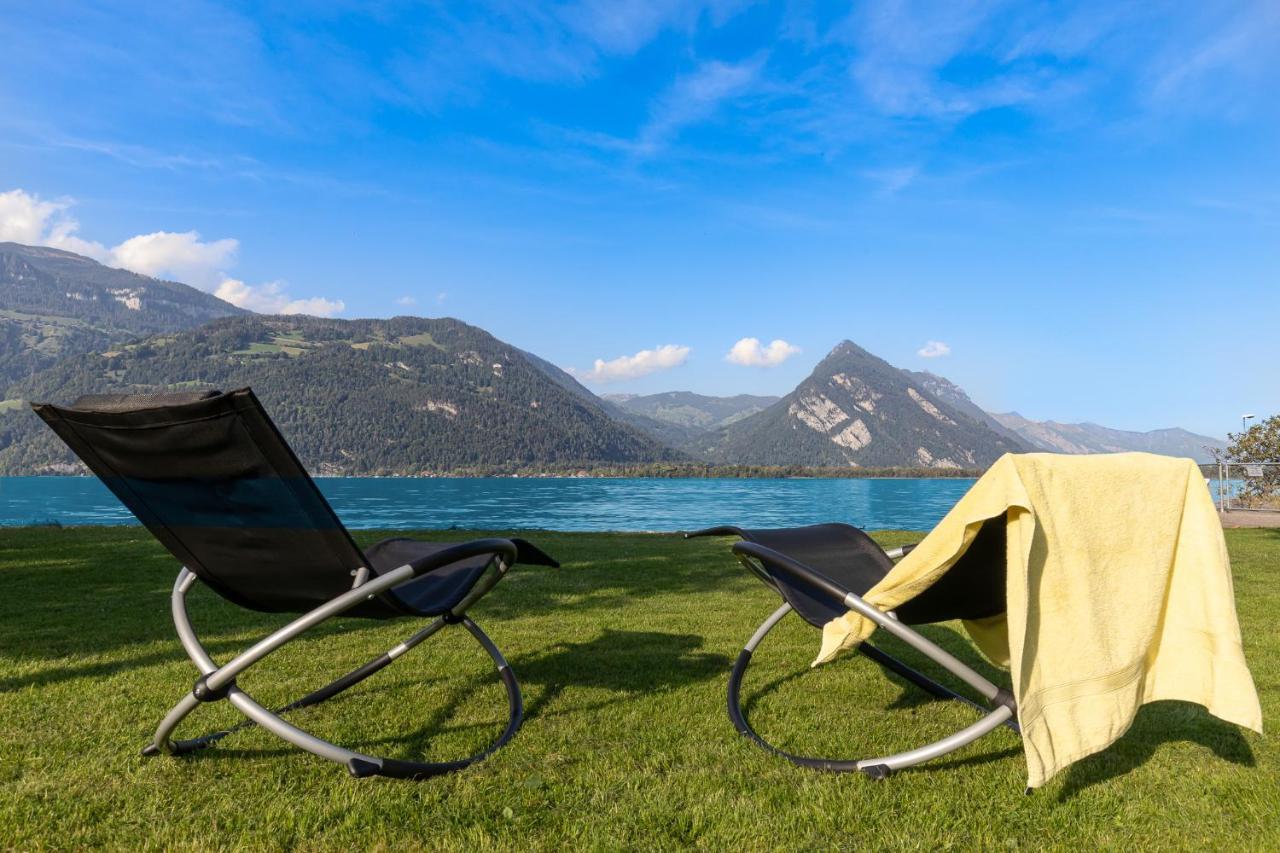 Strandhuesli Directly On Lake Thun Därligen Exterior foto